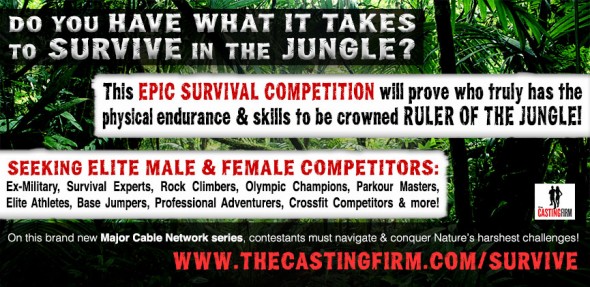 Survival Competititon Casting WEBCARD