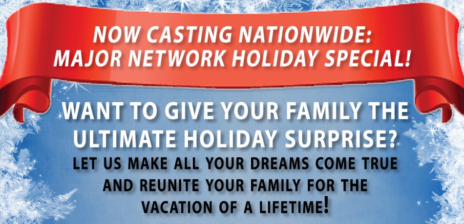 Casting families for major network holiday