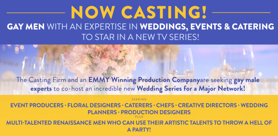 Casting gay men expert in events